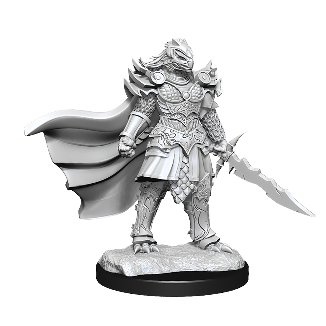 D&D Nolzur's Marvelous Miniatures: Dragonborn Fighter Minatures Wizkids Games    | Red Claw Gaming