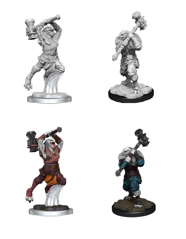 CRITICAL ROLL UNPAINTED MINIS RAVENITE HALF-DRAGON FEMALE Minatures Wizkids Games    | Red Claw Gaming