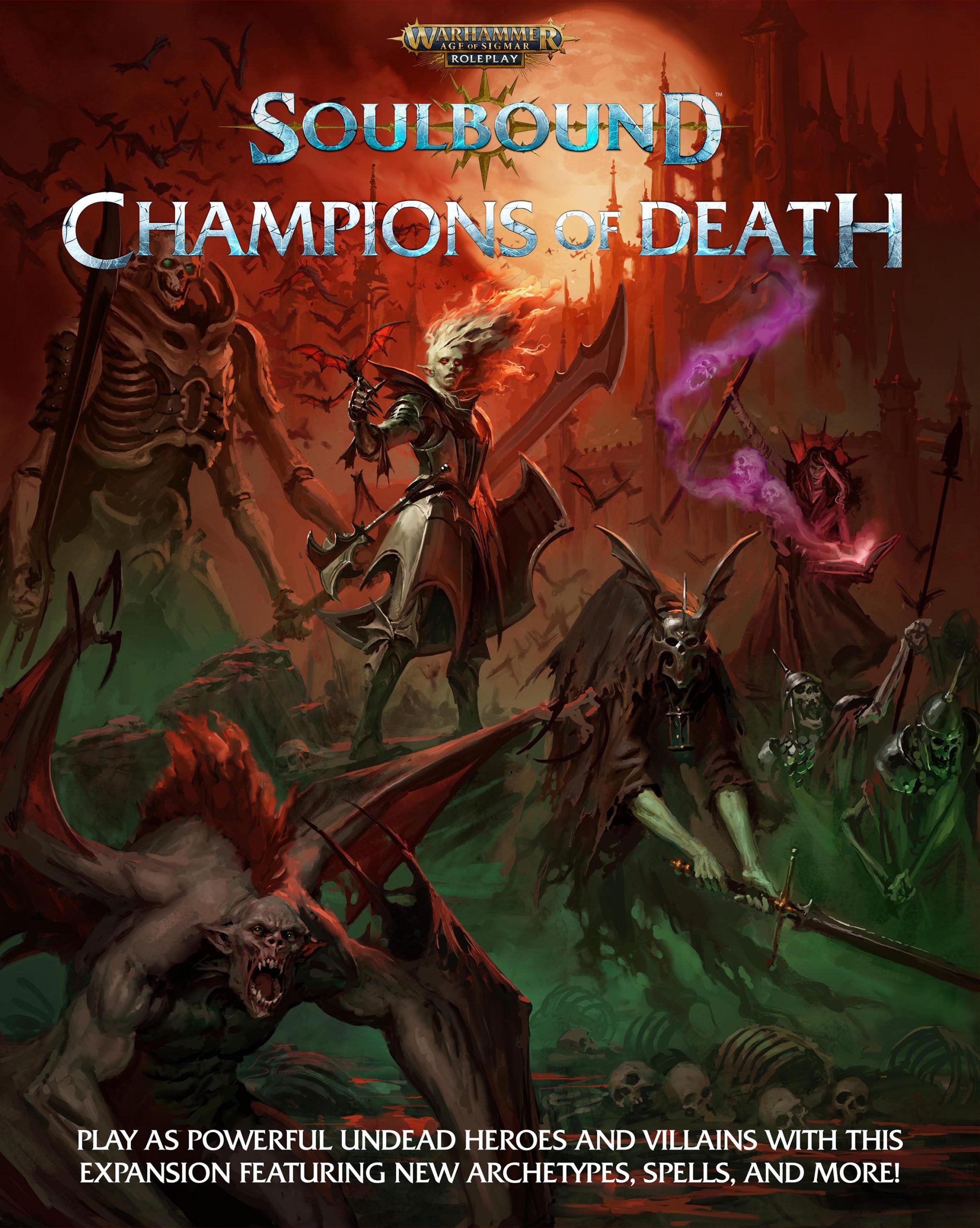 WARHAMMER AOS SOULBOUND CHAMPIONS OF DEATH Role Playing Cubicle Seven    | Red Claw Gaming