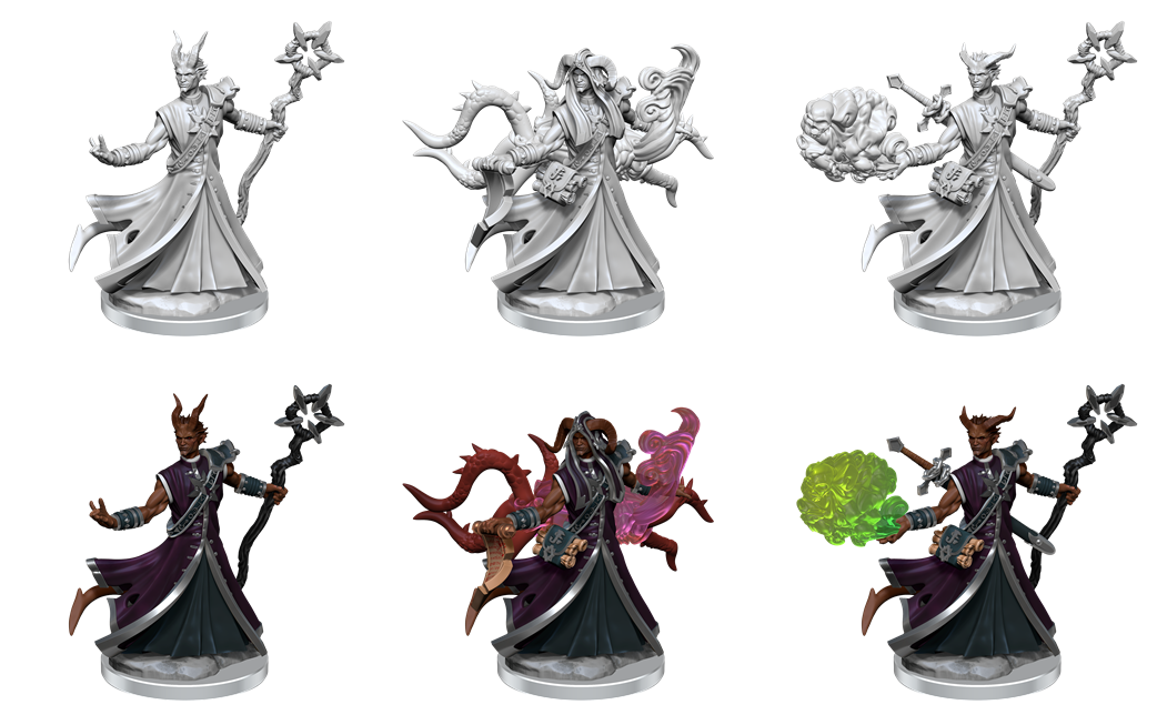 D&D FRAMEWORKS: TIEFLING WARLOCK  Wizkids Games    | Red Claw Gaming