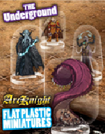 FLAT PLASTIC MINIATURES: UNDERGROUND Minatures Universal DIstribution    | Red Claw Gaming