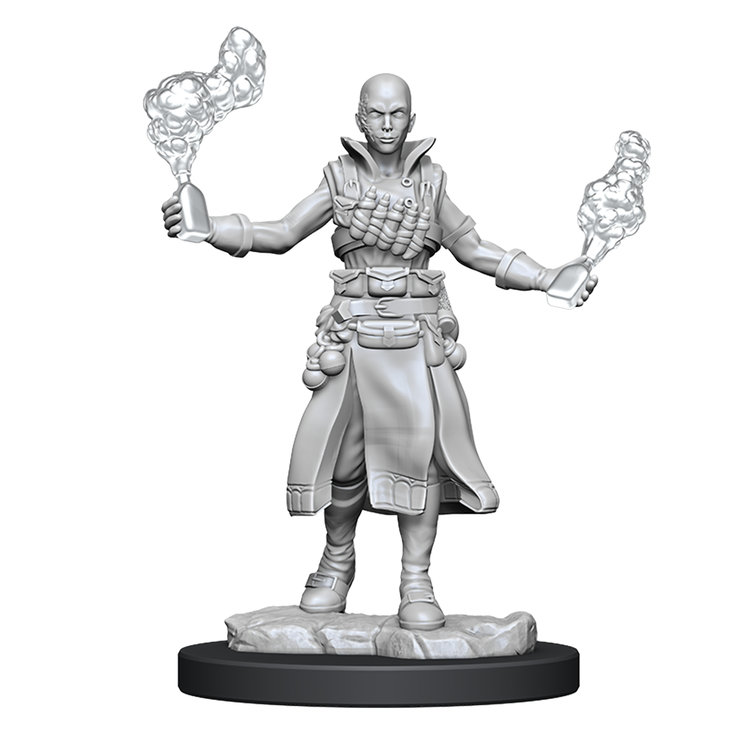 Pathfinder Deep Cuts Unpainted Miniatures: HUMAN ALCHEMIST FEMALE Minatures Wizkids Games    | Red Claw Gaming