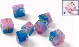 SEMI-TRANSLUCENT BABY GUMMIES 7-DIE SET Dice Universal DIstribution    | Red Claw Gaming