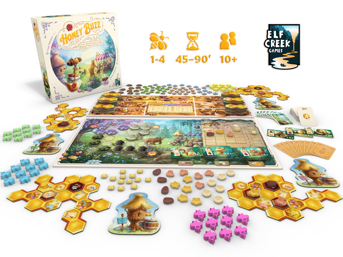 HONEY BUZZ Board Game Universal DIstribution    | Red Claw Gaming
