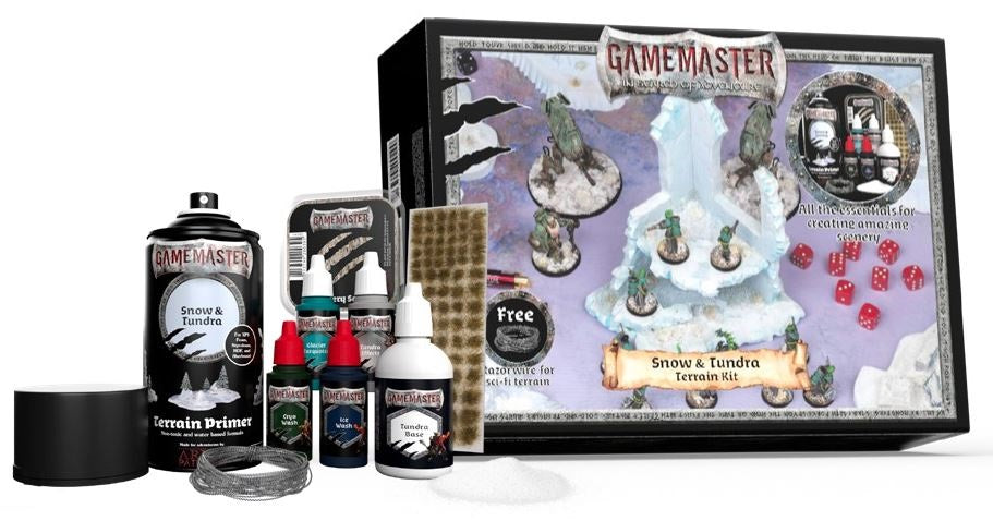 GAMEMASTER: SNOW AND TUNDRA TERRAIN KIT Battlefield Army Painter    | Red Claw Gaming