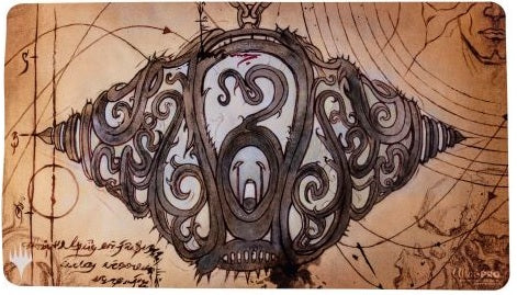 THE BROTHER'S WAR SCHEMATIC MISHRA'S BAUBLE PLAYMAT Playmat Ultra Pro    | Red Claw Gaming