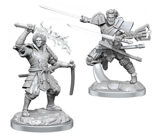 Magic the Gathering Unpainted Miniatures: RAIYUU AND ISSHIN Minatures Wizkids Games    | Red Claw Gaming