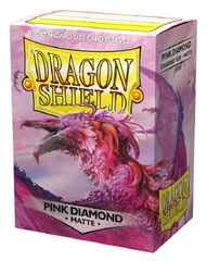 Dragon Shield Matte Sleeve - Pink Diamond 100ct Dragon Shield Dragon Shield    | Red Claw Gaming