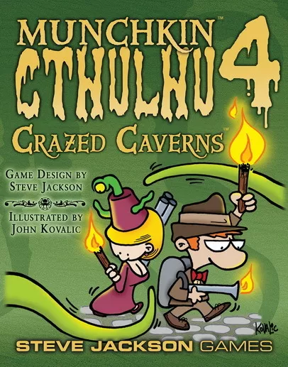 Munchkin Cthulhu 4 Crazed Caverns Board Games Steve Jackson    | Red Claw Gaming