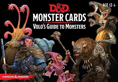 D&D MONSTER CARDS: VOLO'S GUIDE TO MONSTERS D&D Book Wizards of the Coast    | Red Claw Gaming