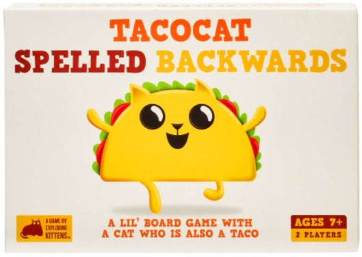 TACOCAT SPELLED BACKWARDS Board Game Exploding Kittens    | Red Claw Gaming