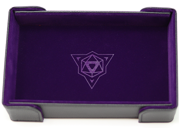 Die Hard Castle Magnetic Rectangle Tray Purple Dice Tray Die Hard Games    | Red Claw Gaming