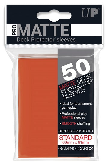 50ct Pro-Matte Peach Standard Deck Protectors Deck Protectors Ultra Pro    | Red Claw Gaming