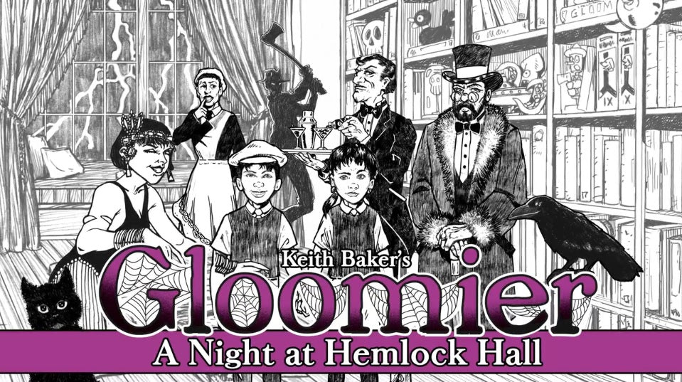 GLOOMIER: A NIGHT AT HEMLOCK HALL Board Games Atlas Games    | Red Claw Gaming