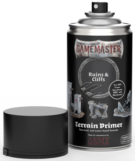 GAMEMASTER: TERRAIN PRIMER RUINS AND CLIFFS Battlefield Army Painter    | Red Claw Gaming