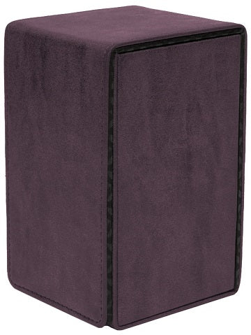 UP D-BOX ALCOVE TOWER SUEDE AMETHYST Deck Boxes Ultra Pro    | Red Claw Gaming