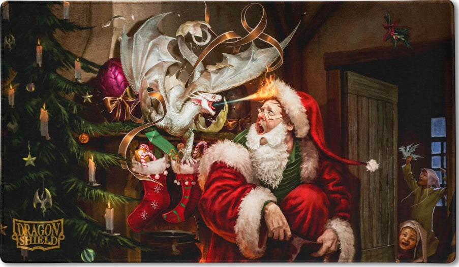 DRAGON SHIELD SLEEVES PLAYMAT CHRISTMAS 2021 Dragon Shield Dragon Shield    | Red Claw Gaming