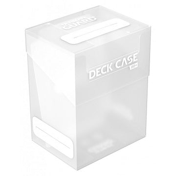 UG DECK CASE STANDARD CLEAR 80+ Deck Box Ultimate Guard    | Red Claw Gaming