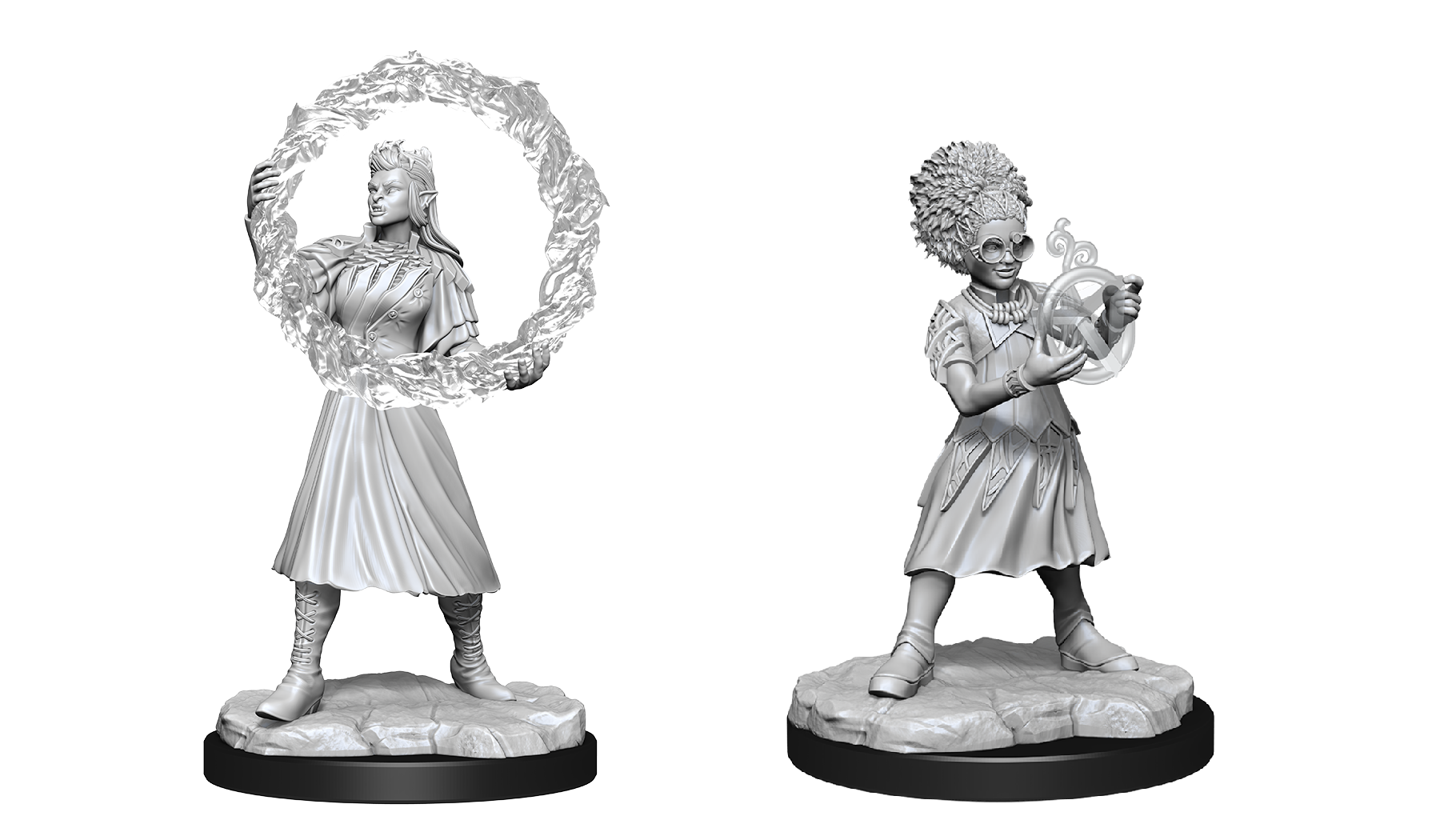 MTG UNPAINTED MINIS ROOTHA & ZIMONE Minatures Wizkids Games    | Red Claw Gaming