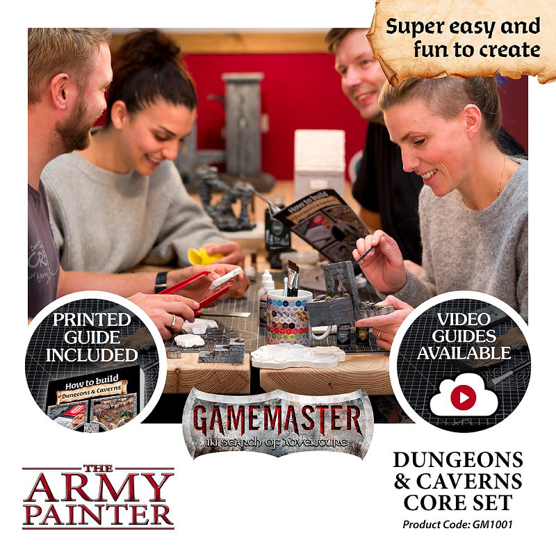 Gamemaster: Dungeons and Caverns Core Set Battlefield Army Painter    | Red Claw Gaming