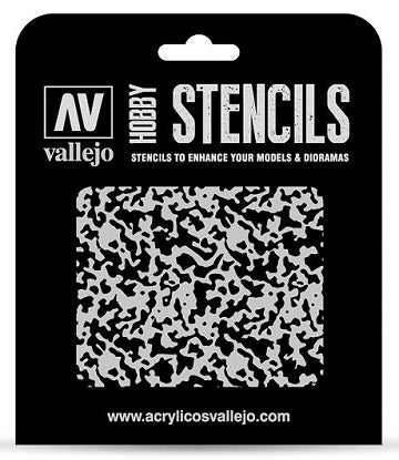 HOBBY STENCIL WEATHERED PAINT 1/48 Vallejo Stencil Vallejo    | Red Claw Gaming