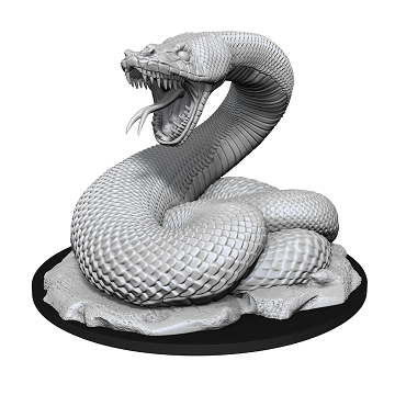 DND UNPAINTED MINIS WV13 GIANT CONSTRICTOR SNAKE Minatures Wizkids Games    | Red Claw Gaming