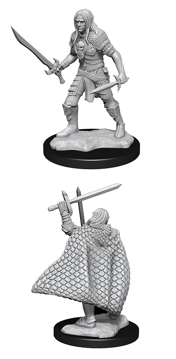 PF UNPAINTED MINIS WV13 ELF FIGHTER MALE Minatures Wizkids Games    | Red Claw Gaming