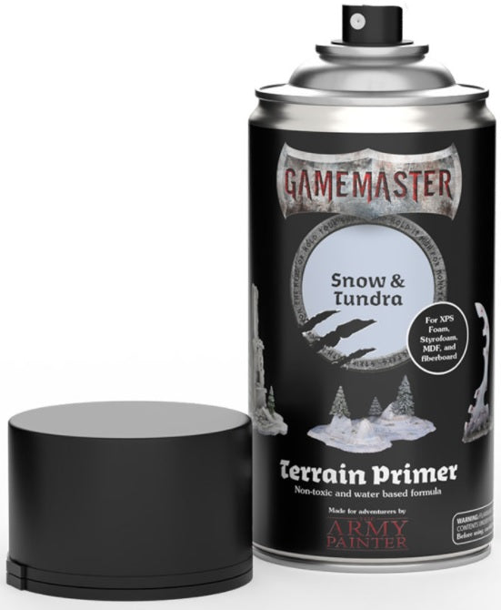 GAMEMASTER: TERRAIN PRIMER SNOW AND TUNDRA Battlefield Army Painter    | Red Claw Gaming