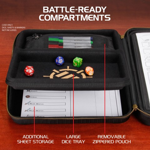 AP ENHANCE TABLETOP RPG ORGANIZER CASE Role Playing Universal DIstribution    | Red Claw Gaming