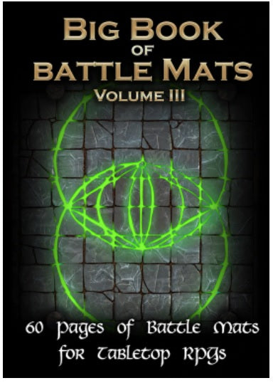 BIG BOOK OF BATTLE MATS VOLUME 3 Role Playing Universal DIstribution    | Red Claw Gaming