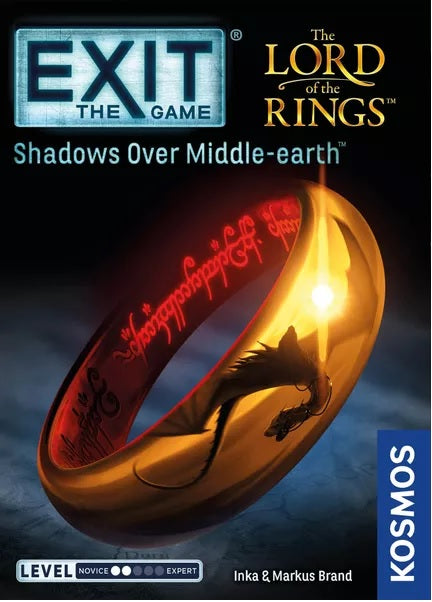 Exit the Game: LORD OF THE RINGS SHADOWS OVER MIDDLE EARTH Board Games Kosmos    | Red Claw Gaming