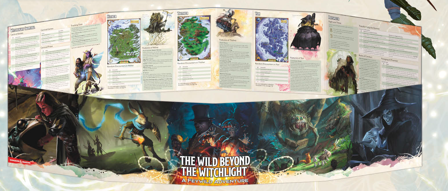 D&D DM SCREEN THE WILD BEYOND THE WITCHLIGHT D&D Book Wizards of the Coast    | Red Claw Gaming