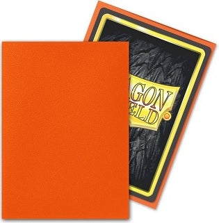Dragon Shield Matte Sleeve - TANGERINE 100ct Dragon Shield Dragon Shield    | Red Claw Gaming