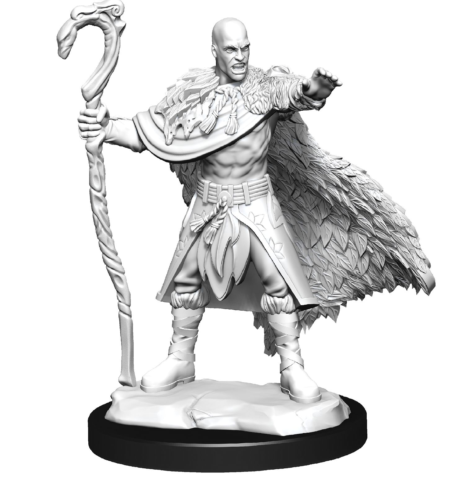 D&D Nolzur's Marvelous Miniatures: Human Druid Male Minatures Wizkids Games    | Red Claw Gaming