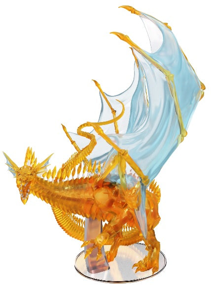 D&D ICONS: ADULT TOPAZ DRAGON PREMIUM Minatures Wizkids Games    | Red Claw Gaming