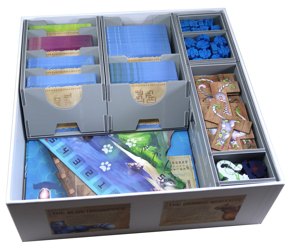 Isle of Cats Folded Space Game Organizer Board Game Organzier Folded Space    | Red Claw Gaming
