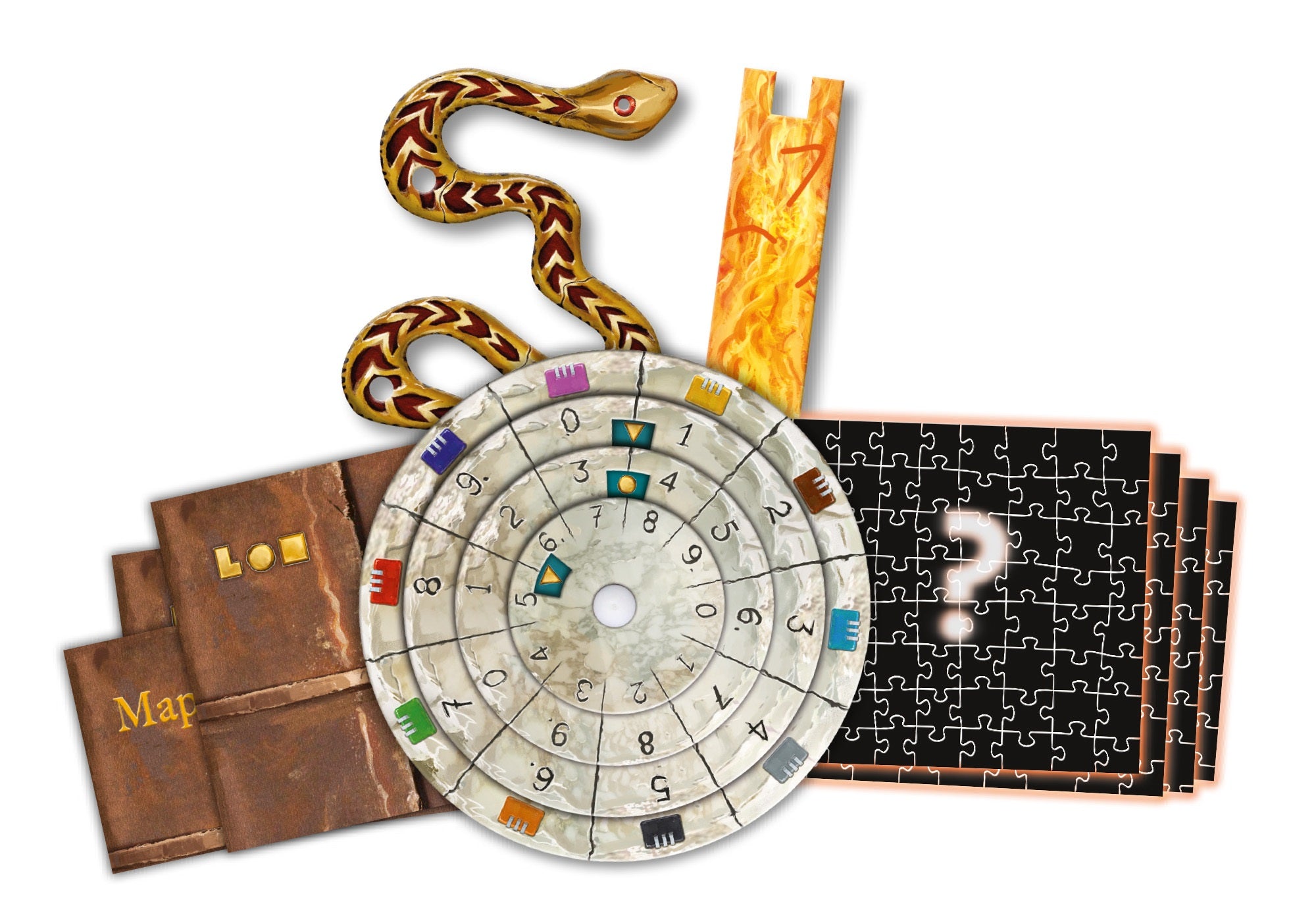 EXIT: THE SACRED TEMPLE (WITH PUZZLE) Board Games Kosmos    | Red Claw Gaming