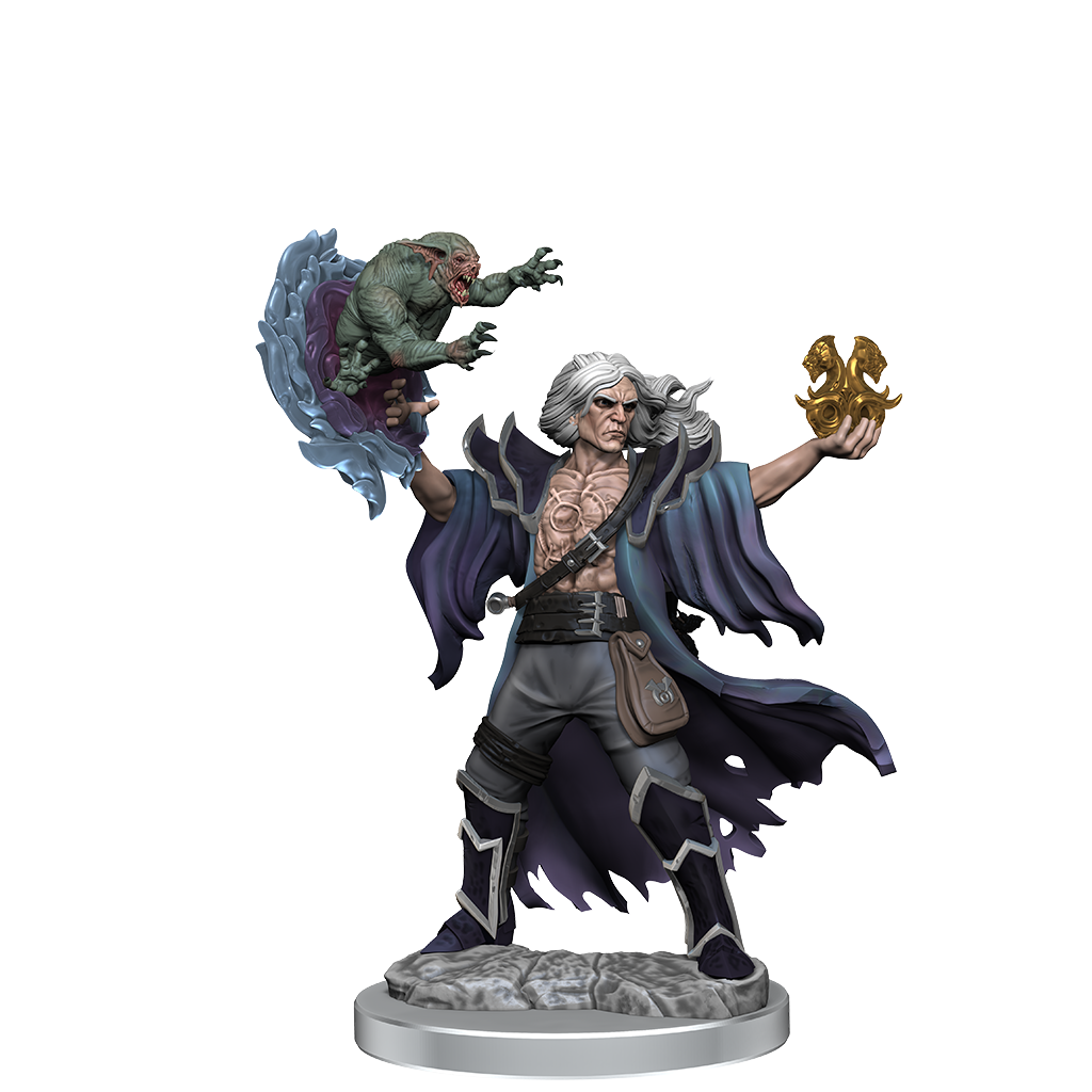 D&D FRAMEWORKS: HUMAN WARLOCK  Wizkids Games    | Red Claw Gaming