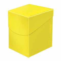 Deck Box Pro 100+ Deck Boxes Ultra Pro Lemon Yellow   | Red Claw Gaming