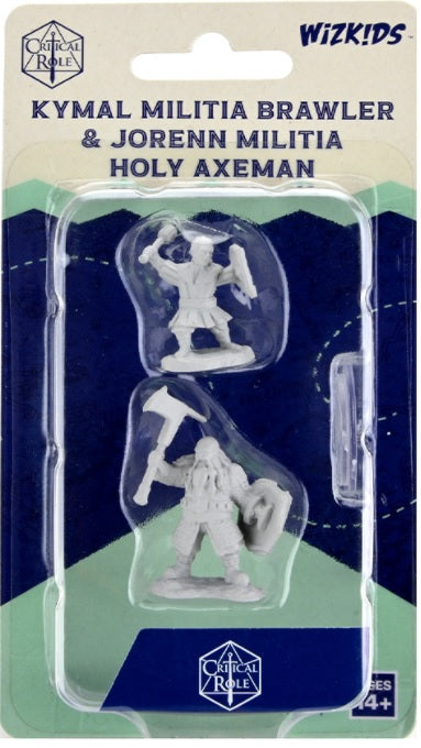 CRITICAL ROLL UNPAINTED MINIS BRAWLER/JORENN AXEMAN Minatures Wizkids Games    | Red Claw Gaming