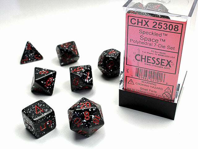 Speckled Space 7-Die Set Dice Chessex    | Red Claw Gaming