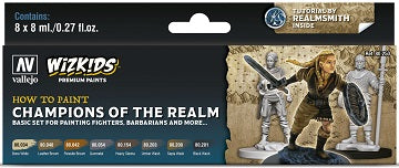 How to Paint Champions of the Realm Vallejo Paint Kit Vallejo    | Red Claw Gaming