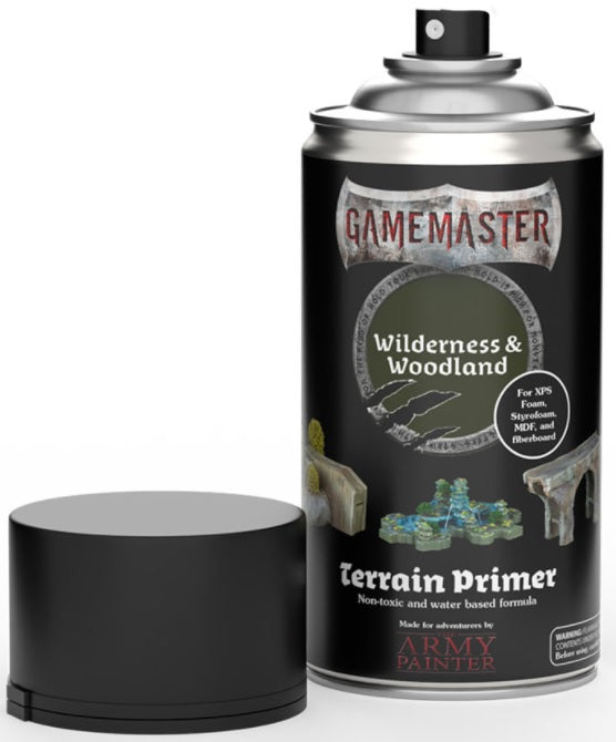 GAMEMASTER: TERRAIN PRIMER WILDERNESS AND WOODLAND Battlefield Army Painter    | Red Claw Gaming