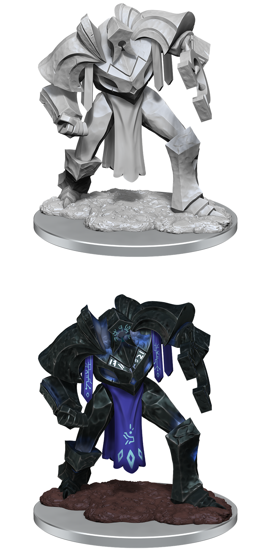 CRITICAL ROLL UNPAINTED MINIS MAGE HUNTER GOLEM Minatures Wizkids Games    | Red Claw Gaming