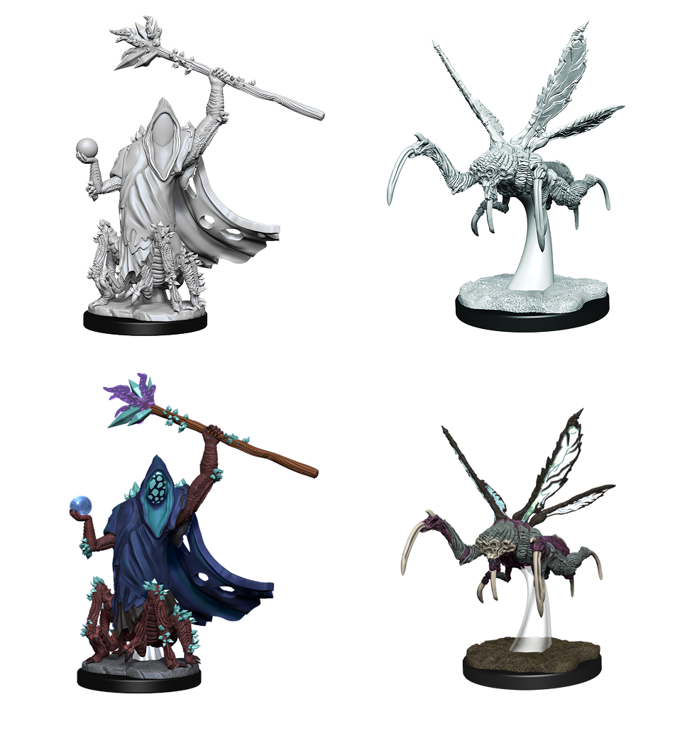 CRITICAL ROLL UNPAINTED MINIS CORE SPAWN EMISSARY/SEER Minatures Wizkids Games    | Red Claw Gaming