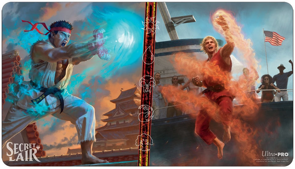 PLAYMAT MTG SECRET LAIR/STREET FIGHTER RYU Playmat Ultra Pro    | Red Claw Gaming