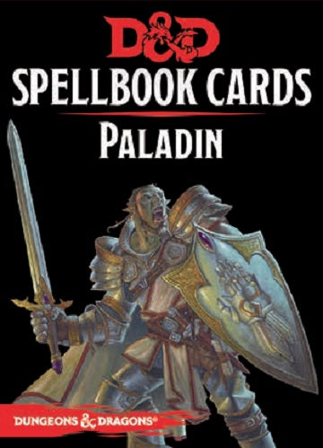 D&D SPELLBOOK CARDS PALADIN 2ND EDITION D&D Book Wizards of the Coast    | Red Claw Gaming