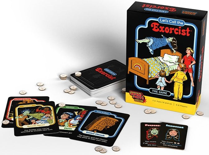 STEVEN RHODES: LET'S CALL THE EXORCIST Board Game Cryptozoic Entertainment    | Red Claw Gaming