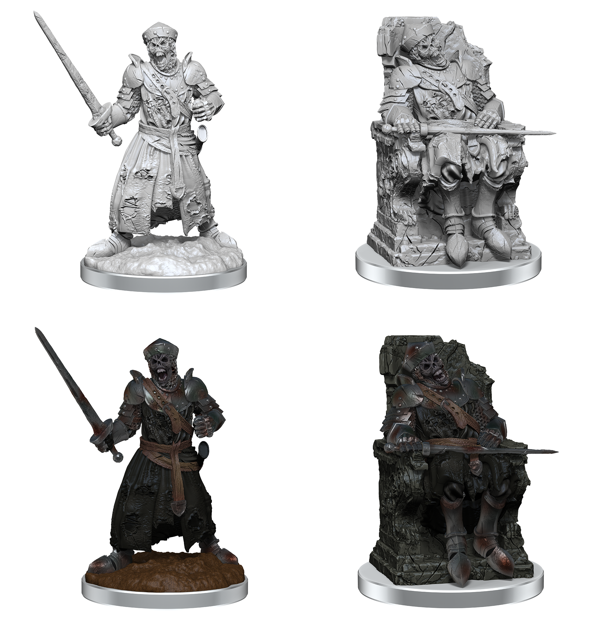 WIZKIDS UNPAINTED MINIS DEAD WARLORD Minatures Wizkids Games    | Red Claw Gaming