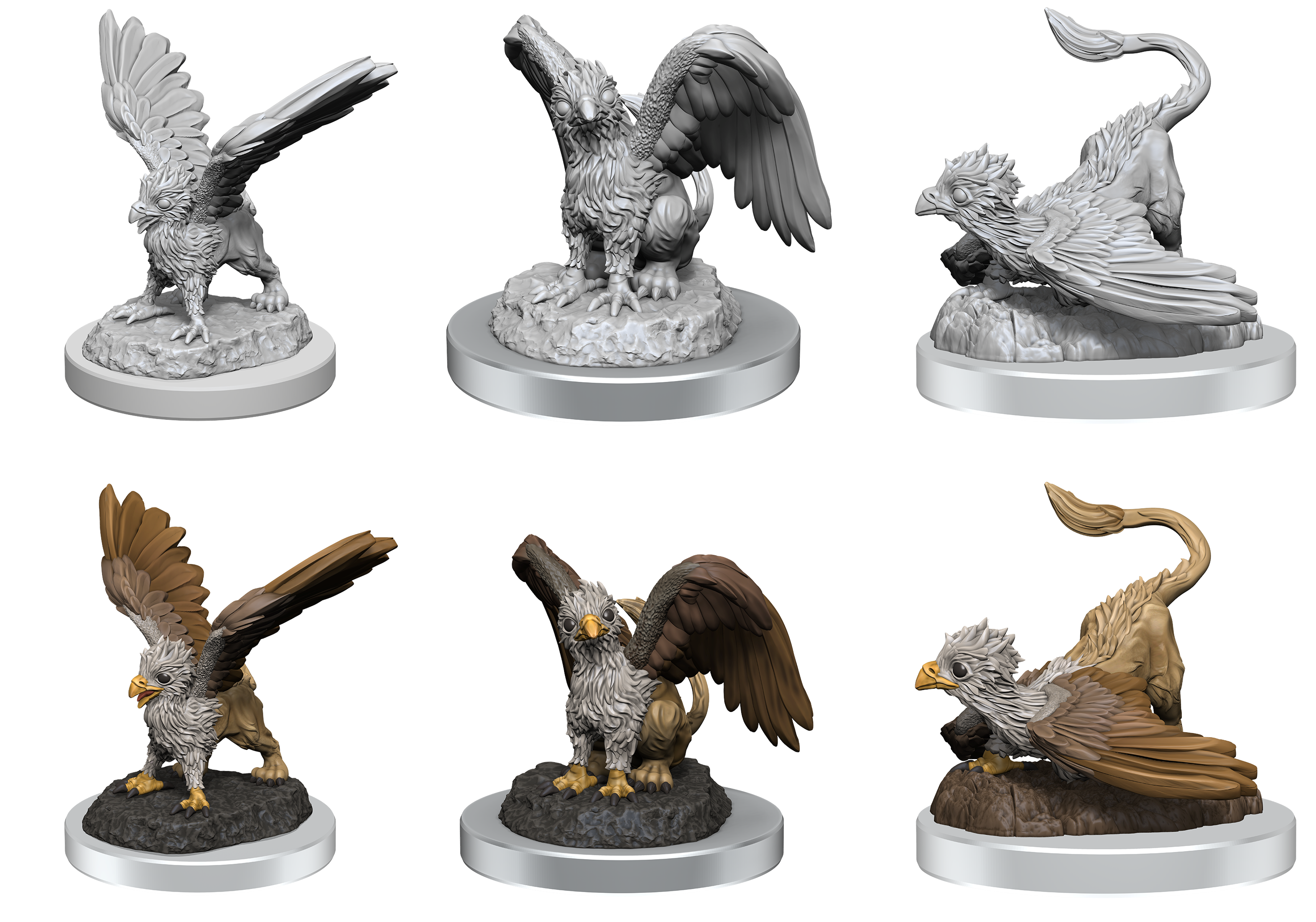 D&D Nolzur's Marvelous Miniatures: GRIFFON HATCHLINGS Minatures Wizkids Games    | Red Claw Gaming